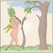 Cupido ent een boom