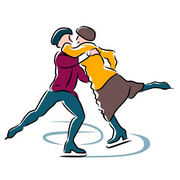 Schaatsers uit de vorige eeuw